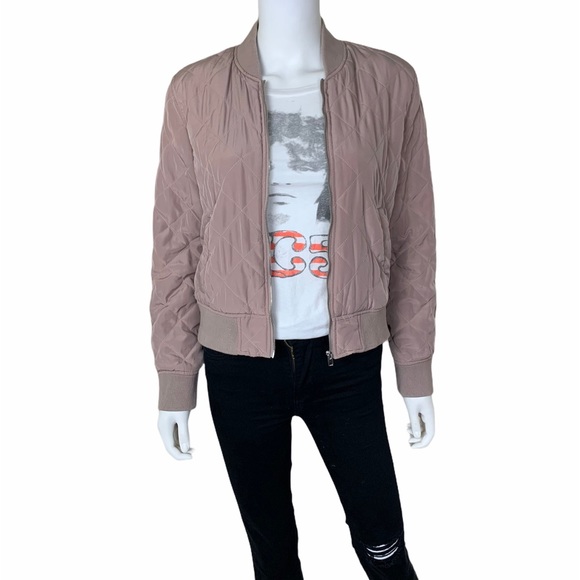 [Lucky Brand] Quilted Bomber Jacket - Picture 3 of 7